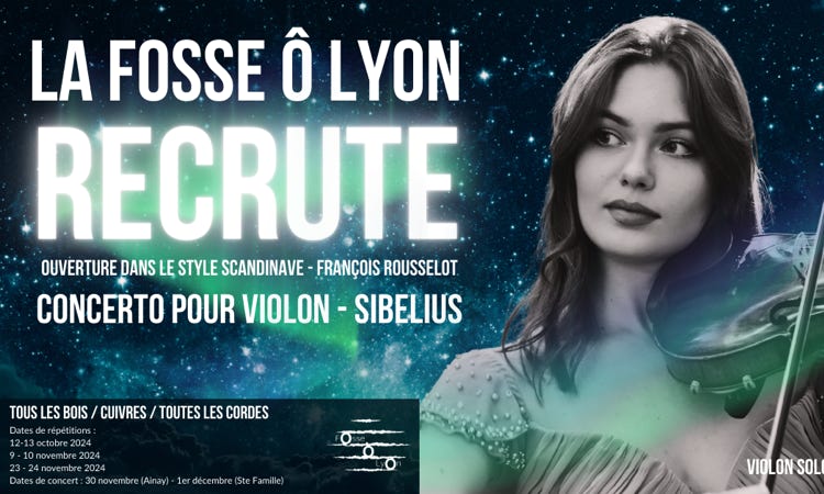 La Fosse Ô Lyon ; orchestre amateur Lyon ; orchestre symphonique ; Orchestre Lyon ; concerts gratuits